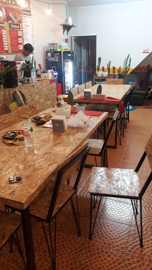 Inside at COCO Burrito Box in Chiang Mai