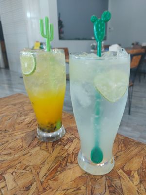 Fruit sodas at COCO Burrito Box in Chiang Mai