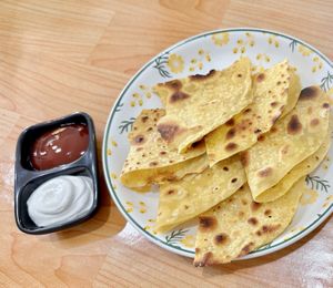 Cheesy quesadilla #Veganuary at COCO Burrito Box in Chiang Mai