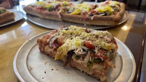   at Nick's Pizza Restaurant in Bethlehem