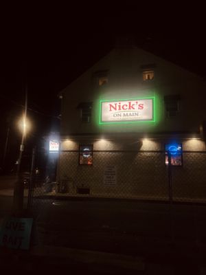 Outsidee  at Nick's Pizza Restaurant in Bethlehem
