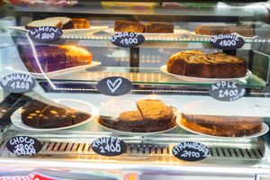 Lots of cakes vegan & glutenfree otpions !! at Sweeties by Celia in Samara