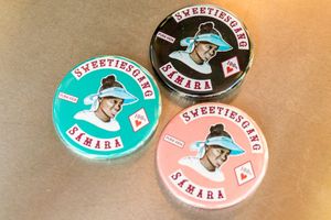 ask for our pins at Sweeties by Celia in Samara