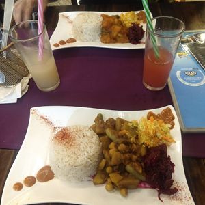 Curries and fresh fruit juices. at Sweeties by Celia in Samara