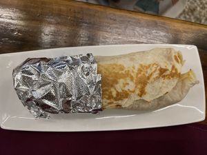 Vegan burrito   at Sweeties by Celia in Samara