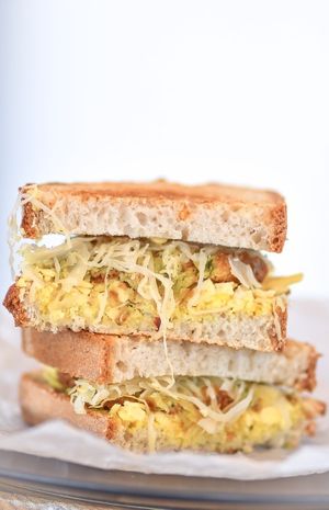 falafel toastie at Soul Sisters Café in Camberwell