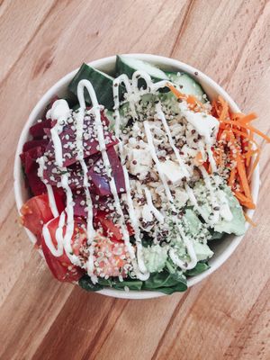 soul buddah bowl at Soul Sisters Café in Camberwell