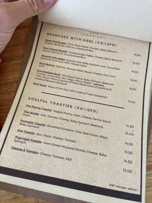   at Soul Sisters Café in Camberwell