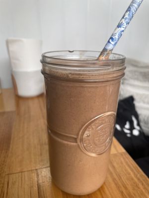 Snickers smoothiee  at Soul Sisters Café in Camberwell