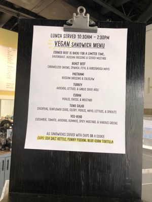Daily menu at The Hip Cafe in Fayetteville
