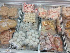 Frozen food at Shing Kee Vegetarian 成記素食 in Kowloon