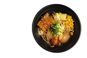 Veggie ramen at Atsui Ramen in San Jose