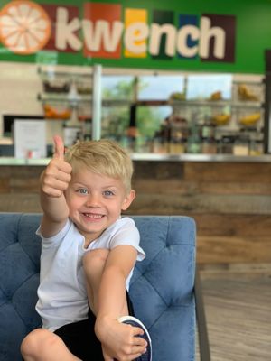 Kids love it and have no clue how good this is for them!   at Kwench Juice Cafe in Sedalia