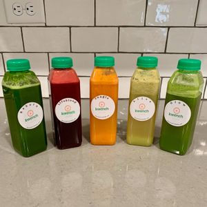 We have fresh raw juice cleanses! at Kwench Juice Cafe in Sedalia