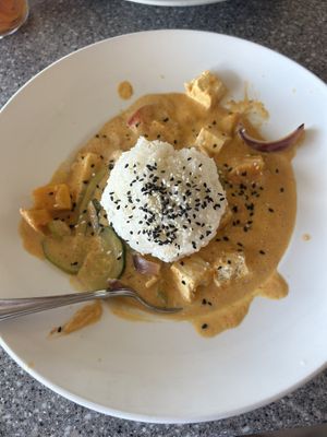 Kabocha pumpkin curry  at Pineapple's in Hilo