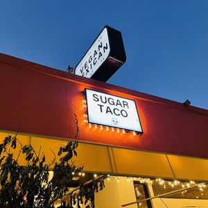 Signage  at Sugar Taco in Sherman Oaks