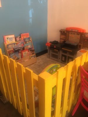 children's area at Sugar Taco in Sherman Oaks