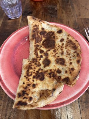 Half cheese quesadilla  at Sugar Taco in Sherman Oaks