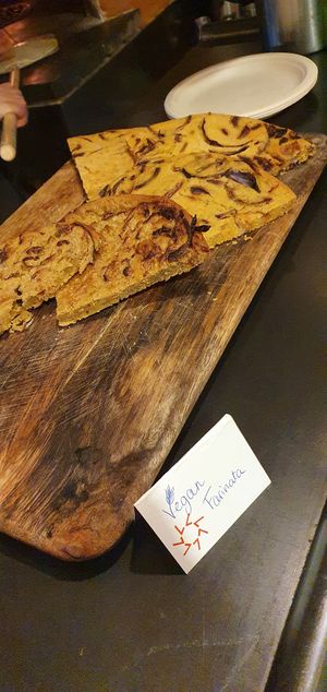 Vegan frittata at Rainarai in Rotterdam