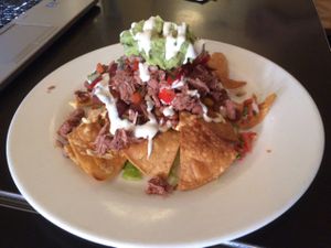 jackfruit nachos at Candle Cafe in New York City