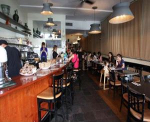 seating area at Candle Cafe in New York City