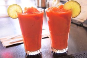 Mango-Rhubarb Limonade at Candle Cafe in New York City