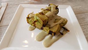 Seitan skewers at Candle Cafe in New York City