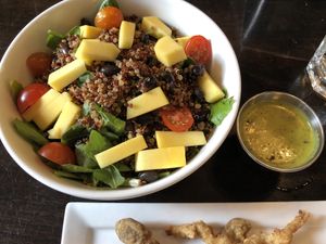 Quinoa mango salad HH menu at Candle Cafe in New York City