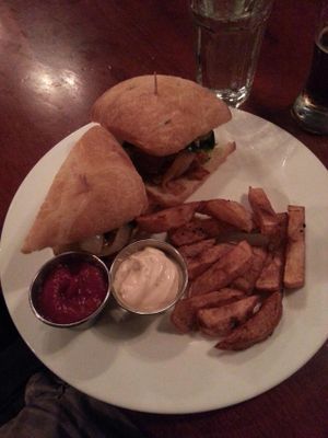 cajun seitan at Candle Cafe in New York City