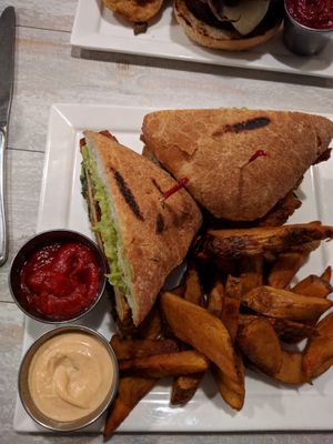 Cajun Crusted Seitan  at Candle Cafe in New York City