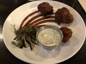 $10 buffalo cauliflower HH menu at Candle Cafe in New York City