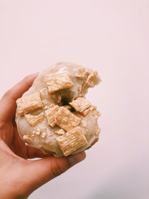 Maple crunch  at Beige Donuts in Penzance