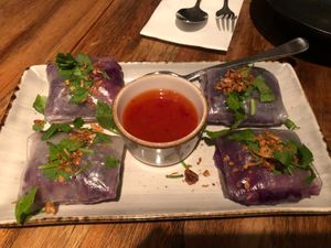 Dim Sim - Vegan/GF - Uses Rice Paper as a wrapper - Really good at Thai Fusion in Kirribilli