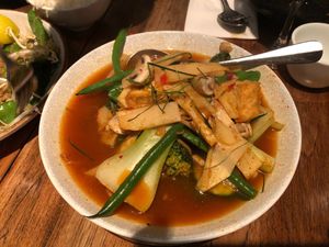 Gang Pah (Jungle Curry) - Vegan/GF - Great at Thai Fusion in Kirribilli