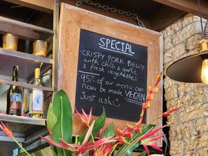 95% vegan optional at Thai Fusion in Kirribilli