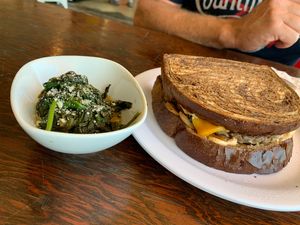 Creamed spinach and patty melt at Garden Truck Foods - Maybe closed in Jacksonville