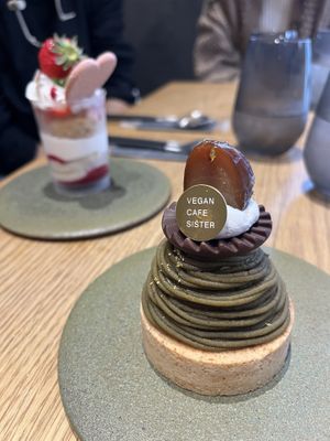 Matcha & chocolate   at VeganCafe Sister in Osaka