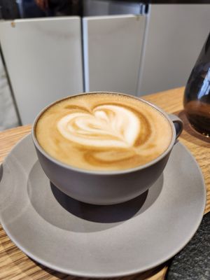 Oat latte at VeganCafe Sister in Osaka