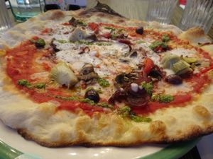 Primavera pizza  at ASK Italian in Beckenham