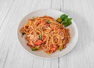 Mee goreng at Guilin Vegetarian 桂林素 in East Singapore