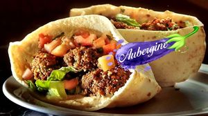 Flafel sandwich  at Aubergine Food Truck in Plainview