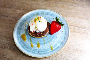 cookie ice cream at Nevarte in Bogota