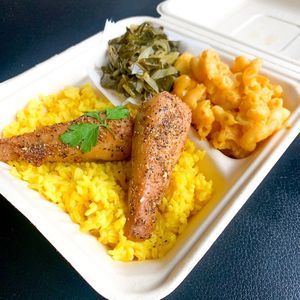 Gluten Free Lemon Pepper Plate at Pure Soul in Durham