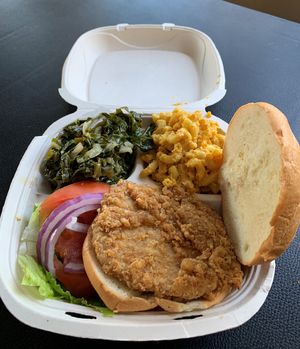 Fried Chkn Sandwich Meal at Pure Soul in Durham