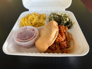 BBQ Sandwich Meal at Pure Soul in Durham