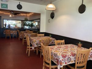 Indoor seating  at Pure Soul in Durham