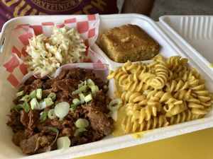 Bar-v-que plate  at Pure Soul in Durham