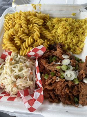 GF BBQ plate   at Pure Soul in Durham