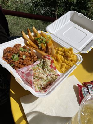 Large portions   at Pure Soul in Durham