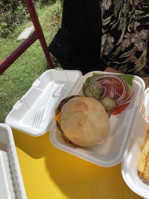 Impossible burger  at Pure Soul in Durham